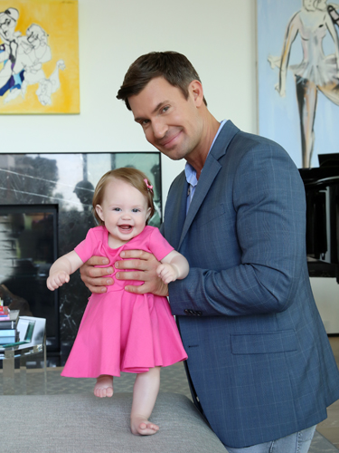 Jeff Lewis and Baby Monroe