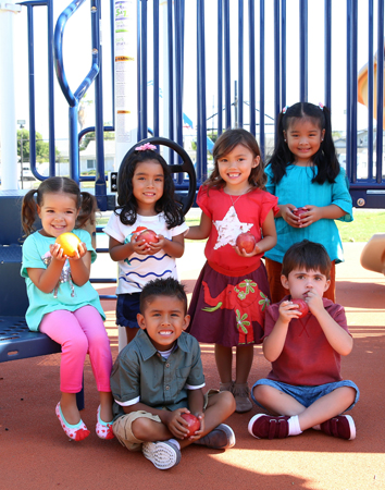 back-to-school group shot