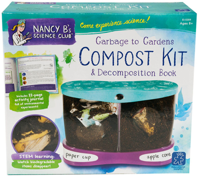 Garbage to Garden Compost Kit and Decomposition Book