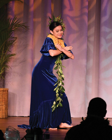 Brianna Lim-Ryder doing Hula