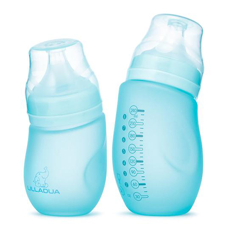 Heat Sensitive Silicone Baby Feeding Bottle