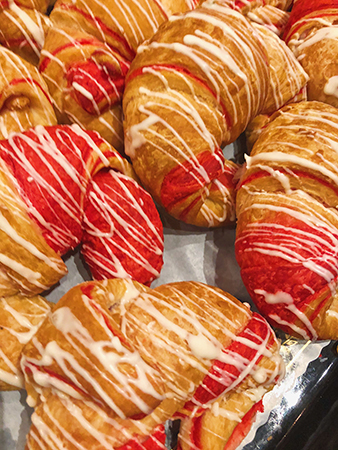 Peppermint Croissants at GT Bakery
