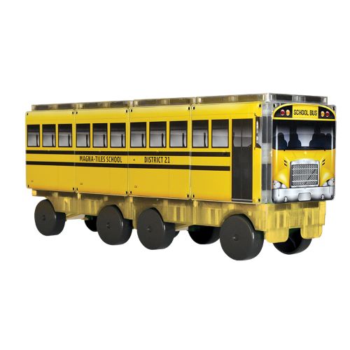 CreateOn Magna-Tiles School Bus