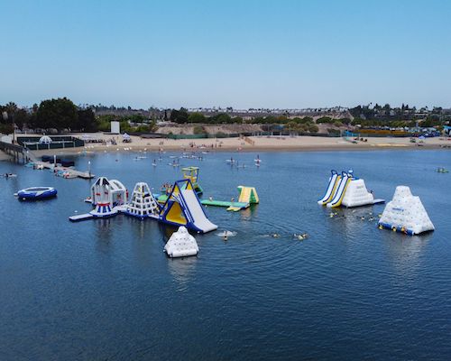 Inflatable Water Park Newport Dunes