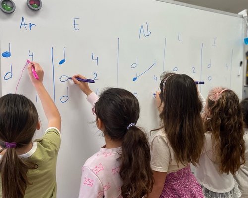 Girls learning music notesSounds of Color Studio-Courtesy of Bri Harb