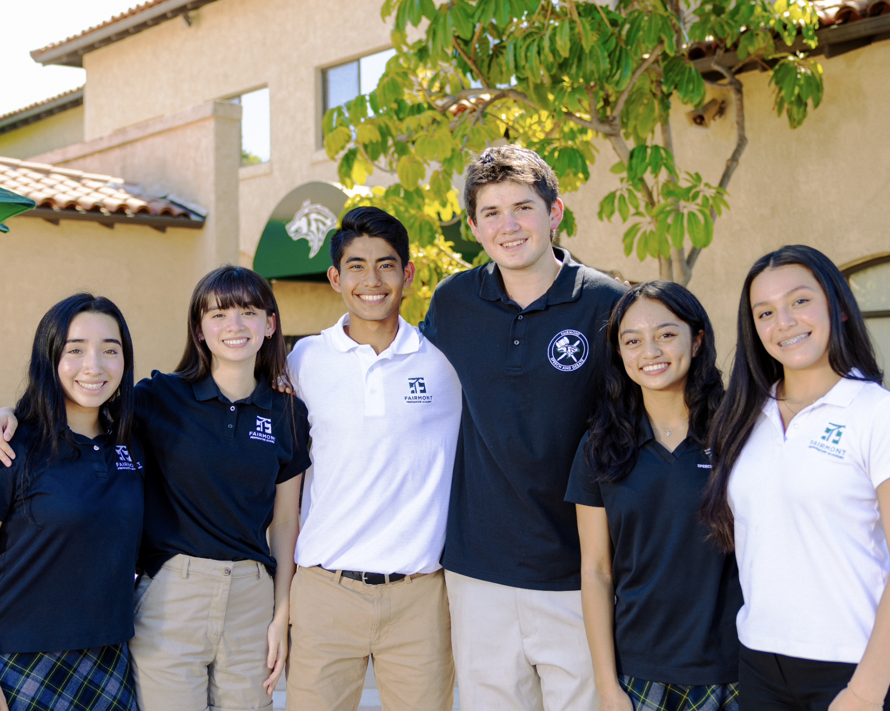 Students in uniform at Fairmont Preparatory Academy Best Private High School